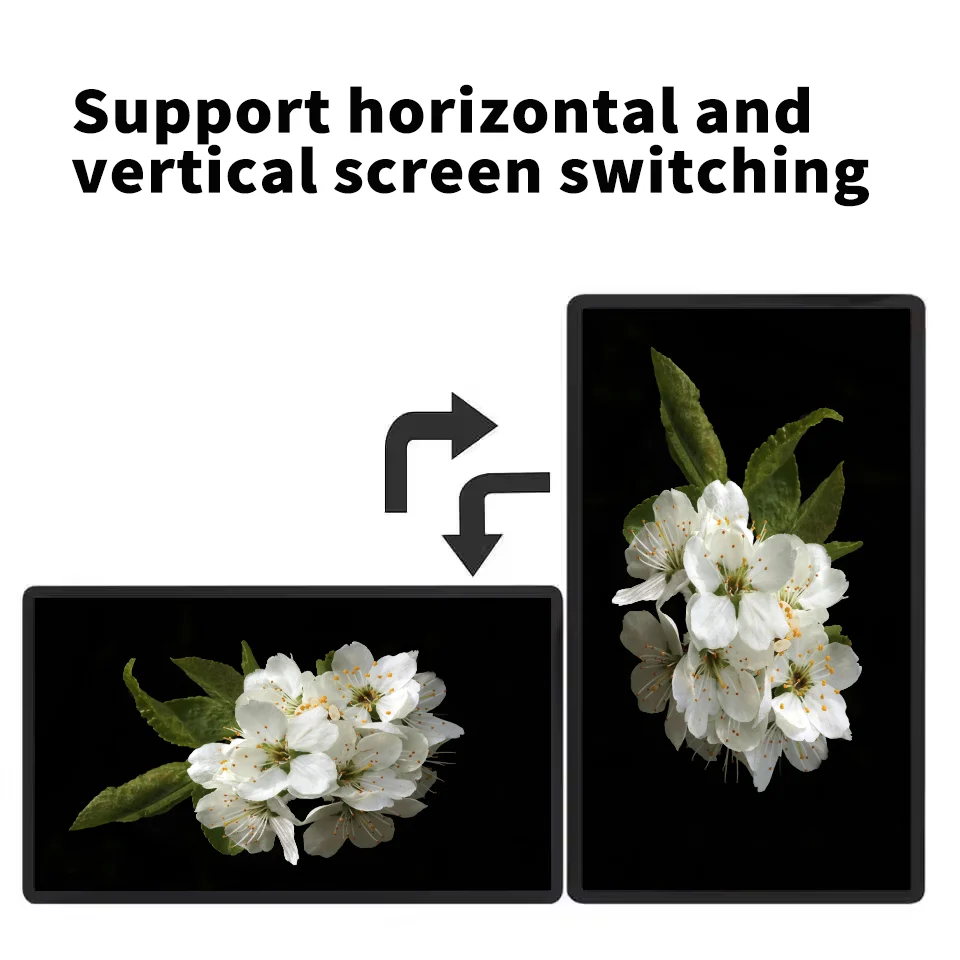 23.6 inch indoor wall-mounted high-definition advertising machine LCD TV commercial display digital signage interactive touch