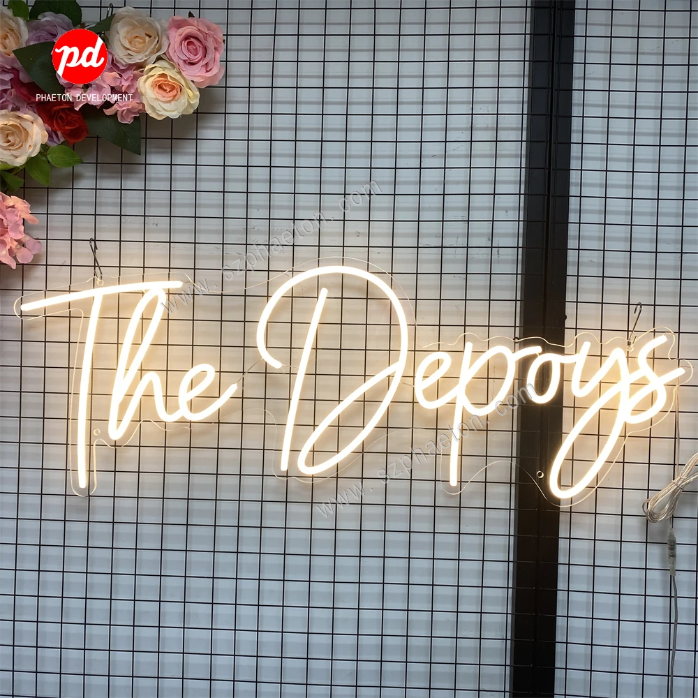 No MOQ personalized the name neon sign Led flex custom Neon sign for family name sign, led neon lights for decor