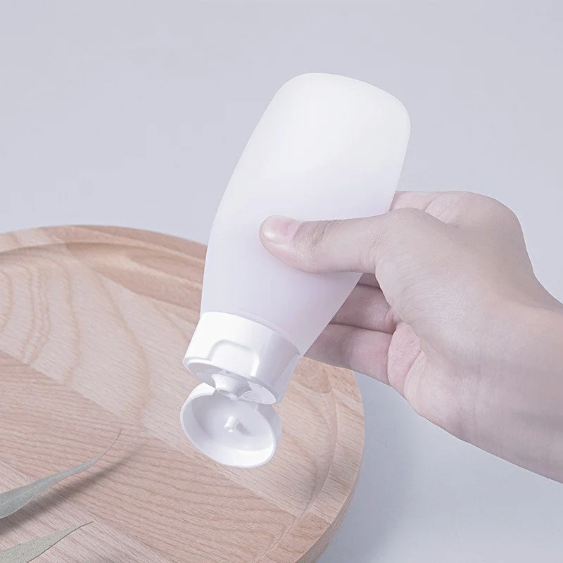 Wholesale PE Plastic Soft Touch Matte Squeeze Shampoo Sanitizer Gel Lotion Cream Bottle Flip Cap