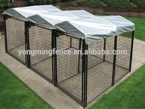 Classic 1.2*1.8m galvanized powder coated dog kennel/out door metal dog run cage/pet playpen