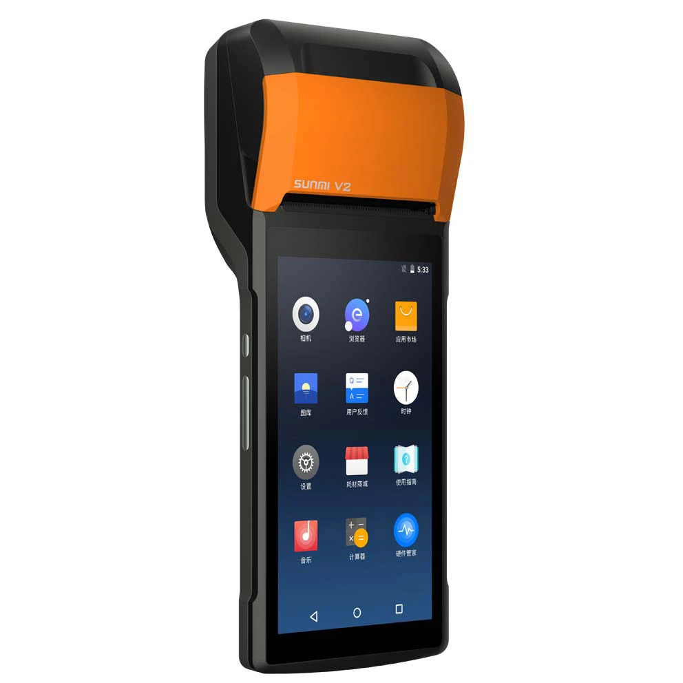  Кассовый терминал SUNMI V2 POS + система с сенсорным экраном кассовый аппарат все в