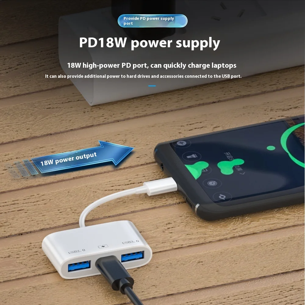 type-c docking USB HUB 3.0HUB with Notebook PD charging 3-in-1 type-c converter