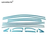 WZXD New Arrival Stainless Steel Car Window Frame Trims For Kia K2 Rio 2011-2016 16pcs