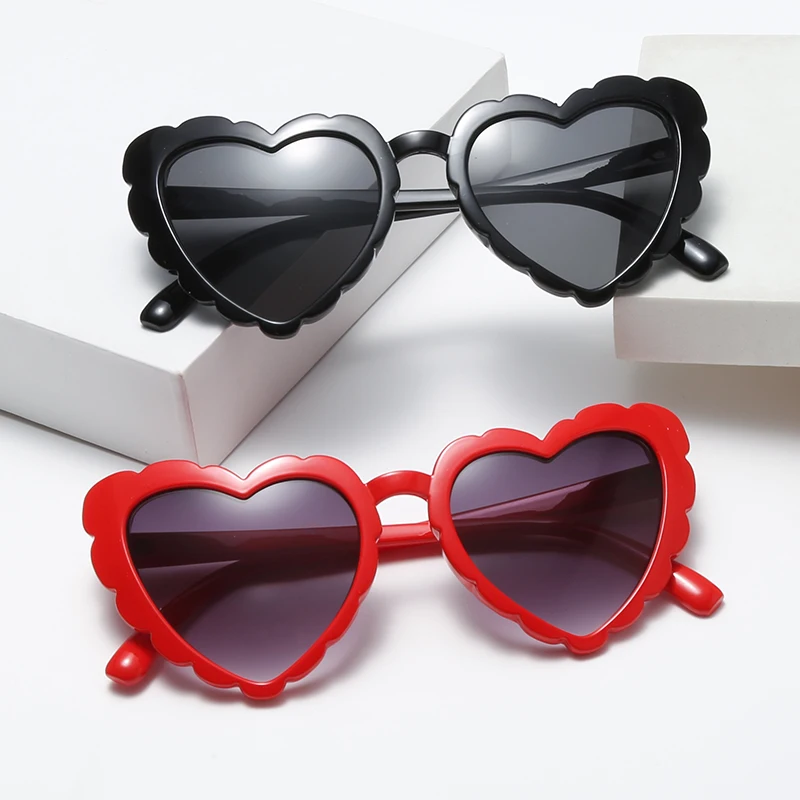 NWOGLSS 10788 wholesale Party Fashion Heart Glasses love&roses Sunglasses