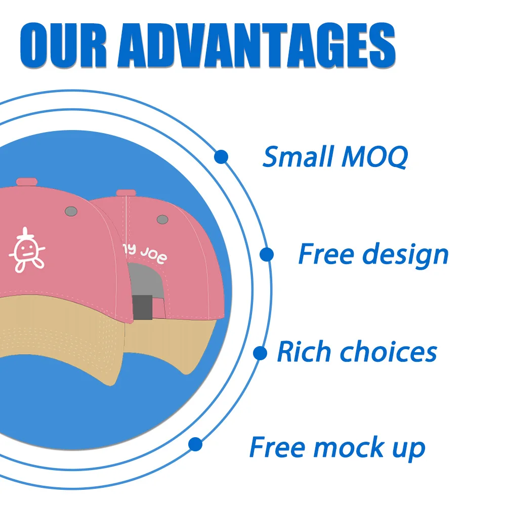 Custom Men And Women Cotton Baseball Cap Embroidery Custom Brand Logo Fashionable And Vintage 6 Panel Sport Hat