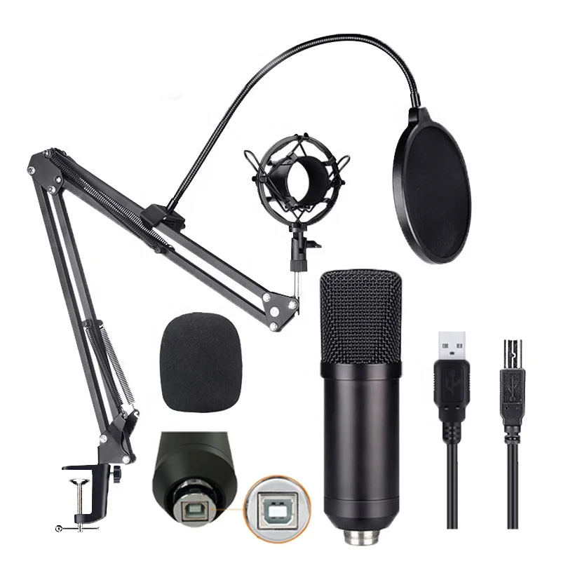 Лидер продаж, набор проводных конденсаторных микрофонов BM700, набор проводных USB-микрофонов