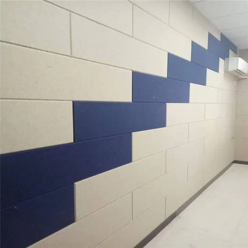 Wholesale Size Customized 100% Polyester Wall Acoustic Panel Wood For Hall