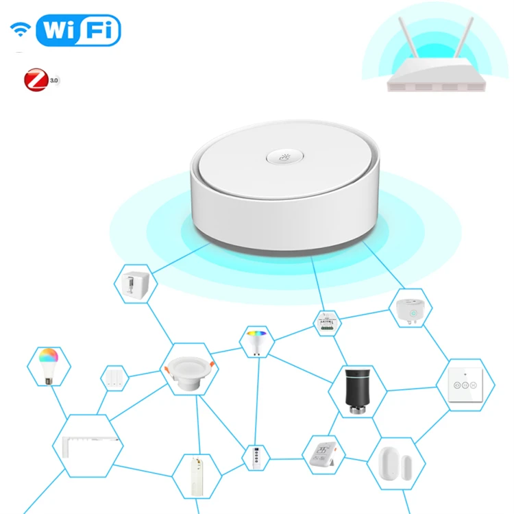 Tuya Smart Life New Multimode Smart Home Gateway ZigBee WIFI BLE Mesh Remote Control