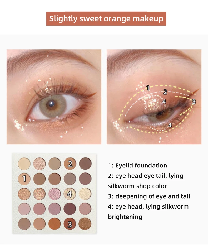 Matte Mini Eyeshadow Palette Pigmented DIY Empty Eyeshadow Colors Eye Shadow Cosmetic Makeup Eye Shadow Eyeshadow Palette