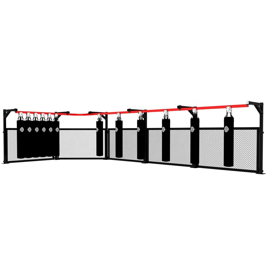 Factory Sells Mma Boxing Training Heavy Punching Bags Rack With Rail