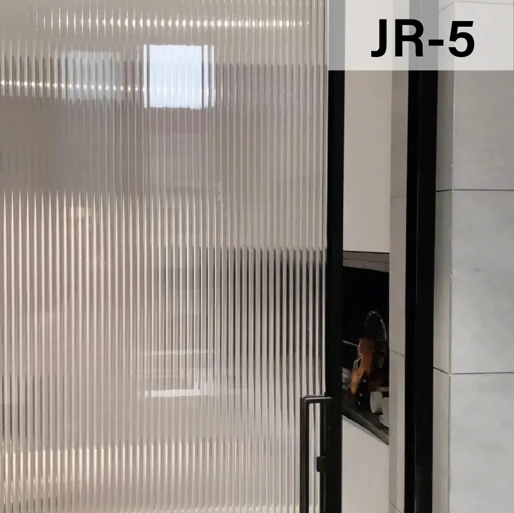 Window Privacy Film Frosted Glass Window Anti-UV Window Coverings Decorative Reed Stickers for Home