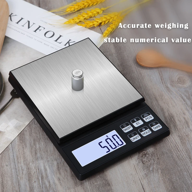 10 Kg Digital Stainless Steel Kitchen Scale for Food China Smart Electronic Products Balance Scales