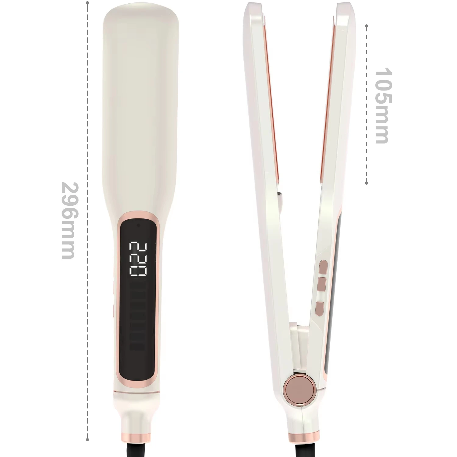 Salon  professional hair straightener Ceramic Hair Straightener with PTC heating element