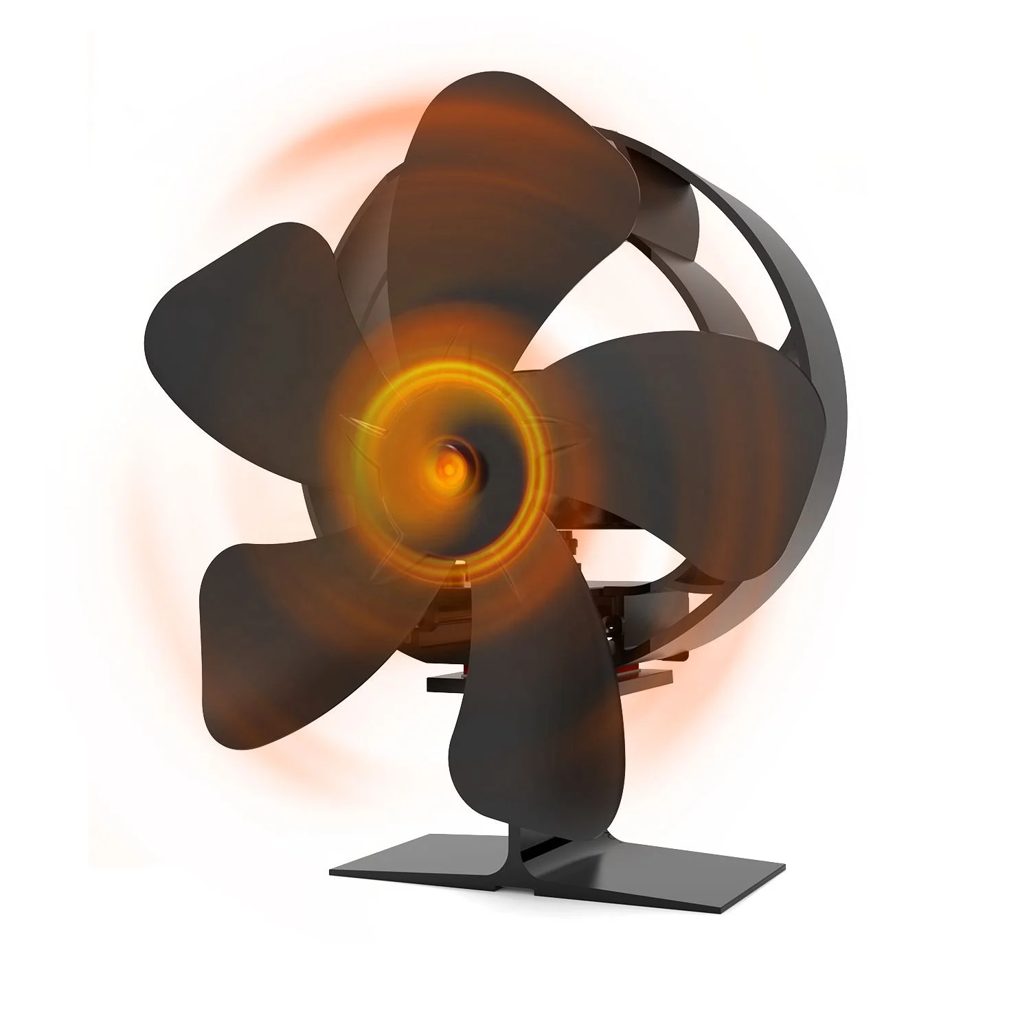For battery powered stove and chauffage kerosene stove silent fan fireplace fan and stove fan