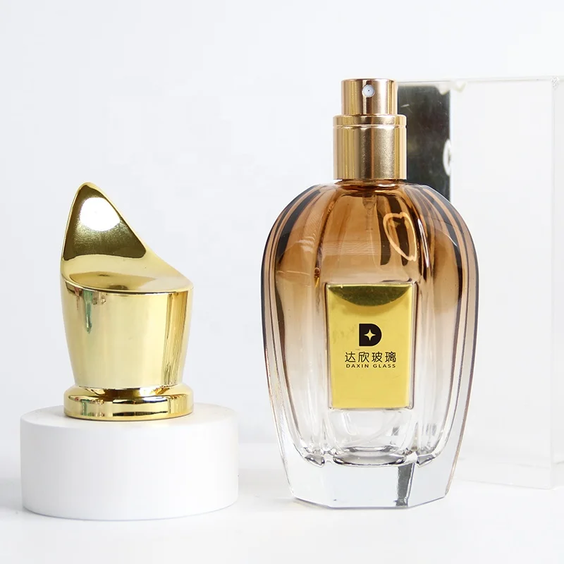 New Design Bottle Perfume Glass Bottle Wholesale Perfume in Dubai 50ml Perfume Bottles Custom
