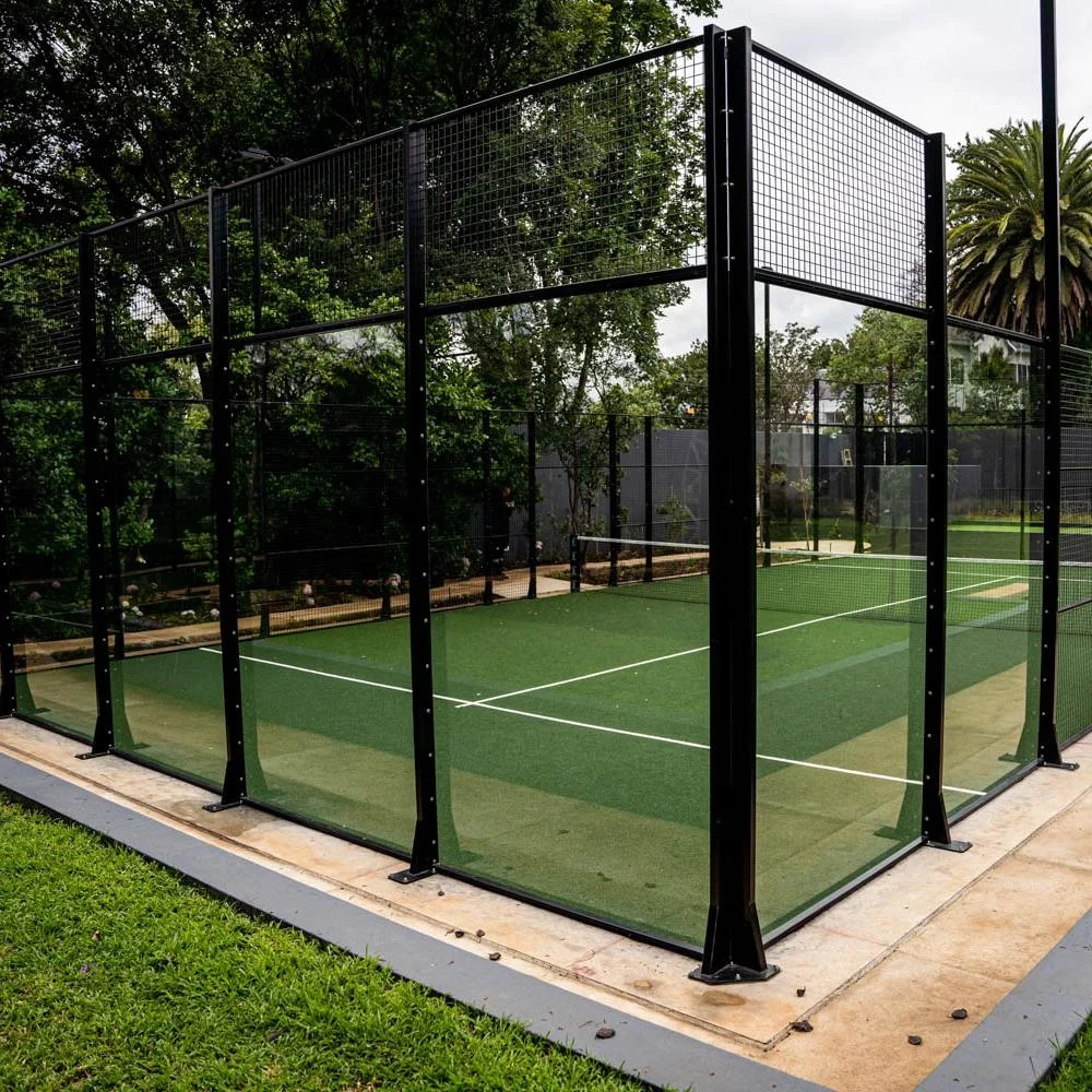 JS Стеклянный Панорамный популярный открытый Теннисный корт Padel Tenis Court крыша
