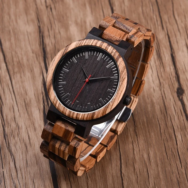 2020 DODO DEER Men Fashion Wooden Watches OEM Top Band Wholesale with Wrist Watch Box Logo Custom