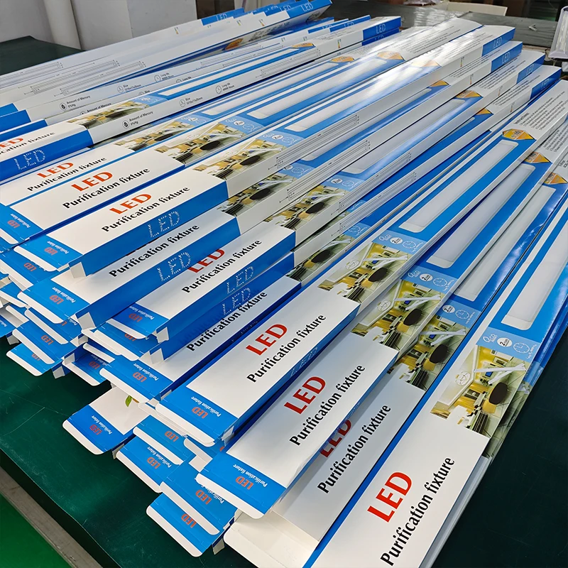 High Lumen Super Bright Energy-saving Fluorescent Lamp Strip Office Light Purification Led Batten Lamp