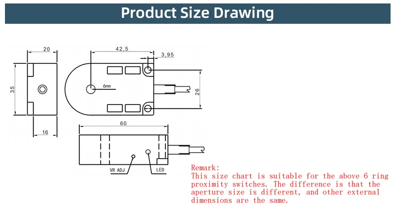 LERAUN DC 3 wire 10-30VDC IP67 Ring Proximity Switch Sensor For Spring Machine Detection Metal Screw Machine Proximity Sensor