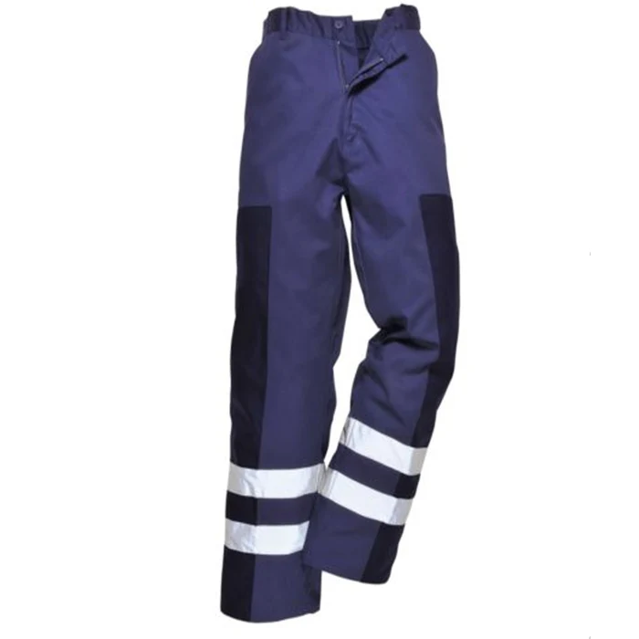 High Quality Durable Washed Carpenter Mens Reflective Trousers Cargo Work Pants