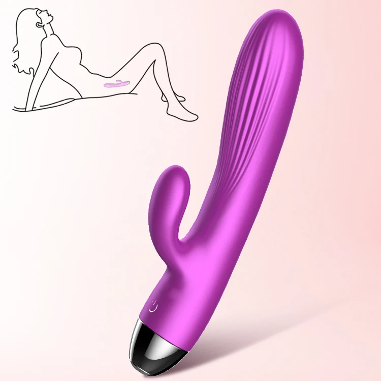 FOXSHOW USB Rechargeable Impact Function Silicon Sex Toys Dildo Vibrator for Female Adult Masturbating Use Toys Sex Adult