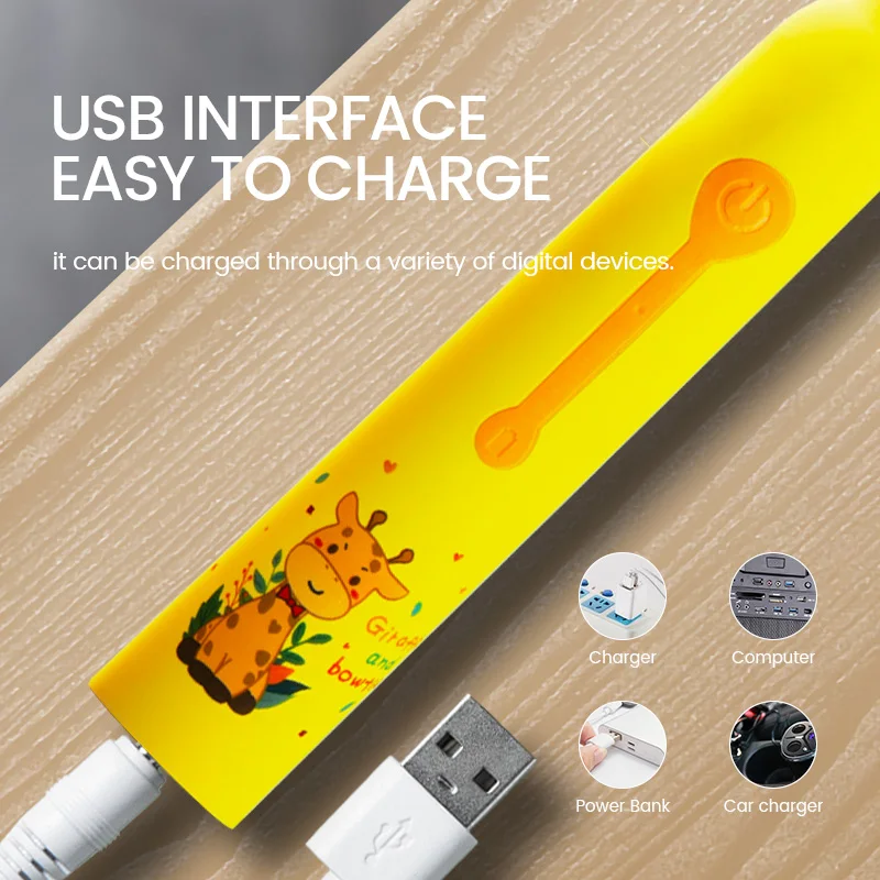 Waterproof Personalized recycle portable electric toothbrush head holder for children