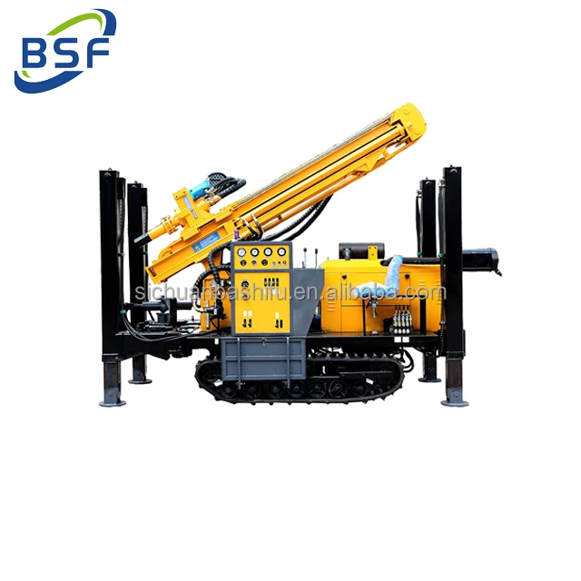 China best mobile water drilling machine 200m artesian well ground water drill rig portable borehole drilling rig