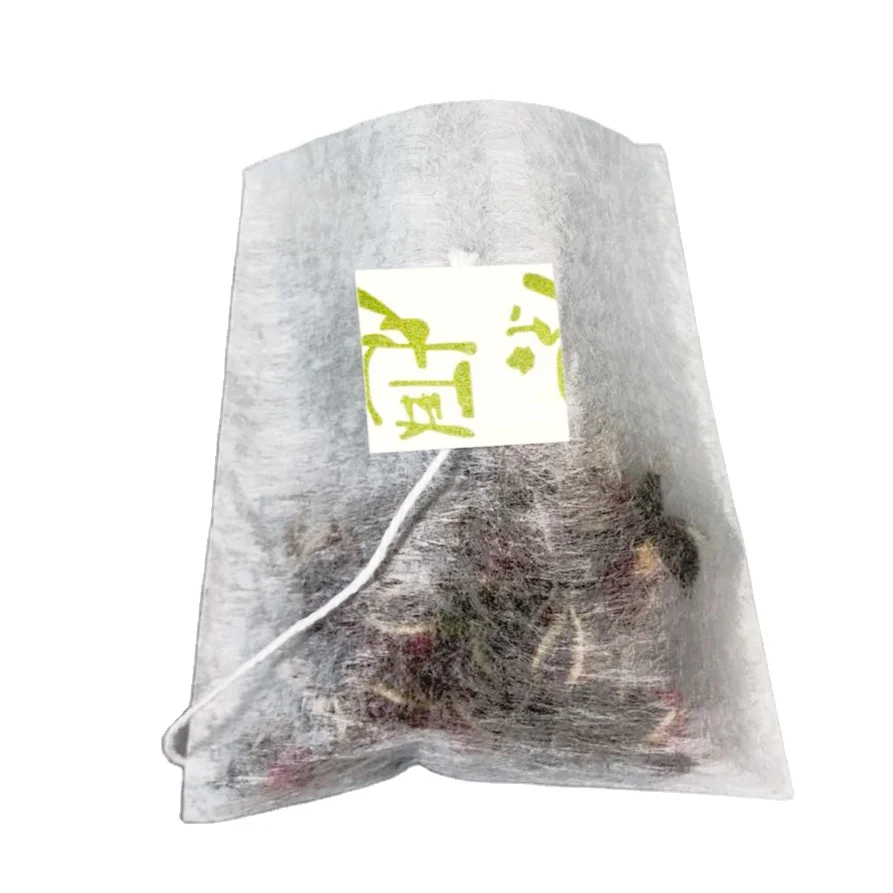 Factory food grade corn fiber pla biodegradable empty pyramid tea bag