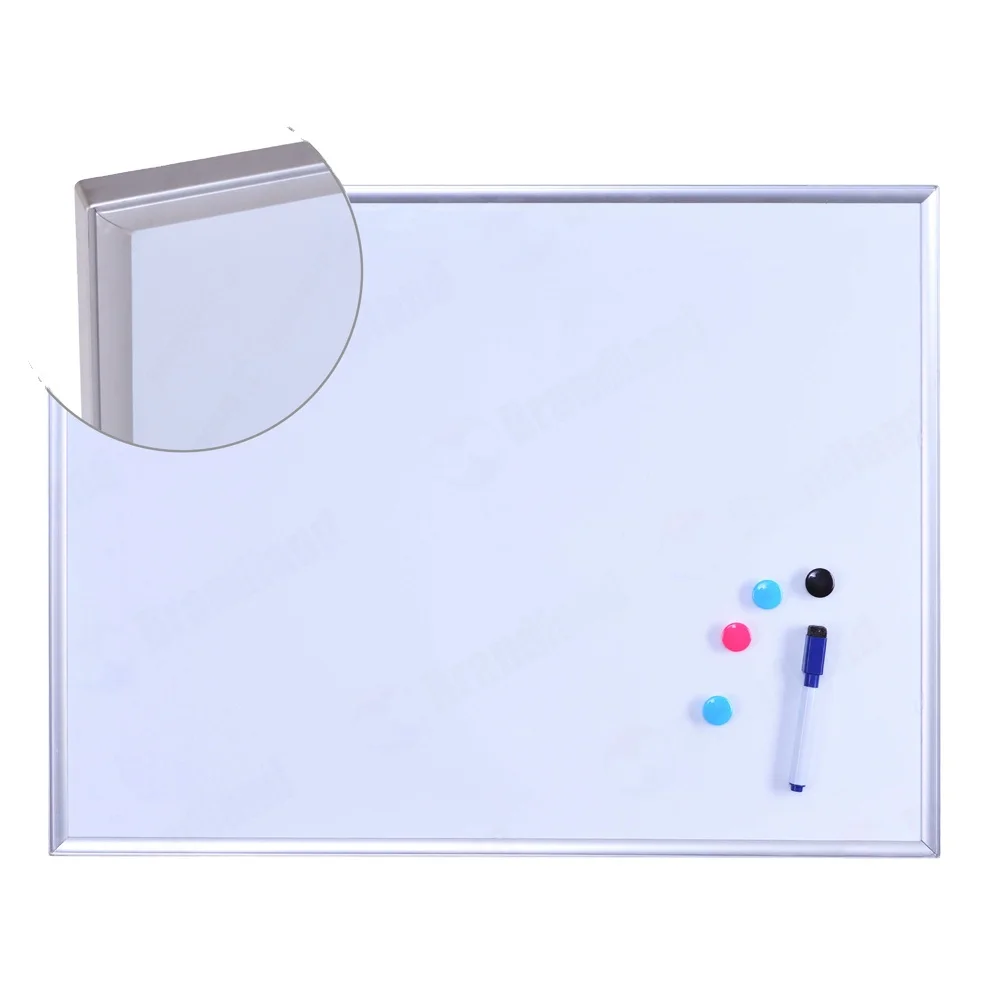 Brandland Hot Selling Magnetic Dry Erase White Board Custom Size Sliver For Office