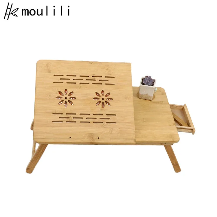 TGJX eco friendly multifunction bamboo wooden folding laptop/bed/sofa/kids study table