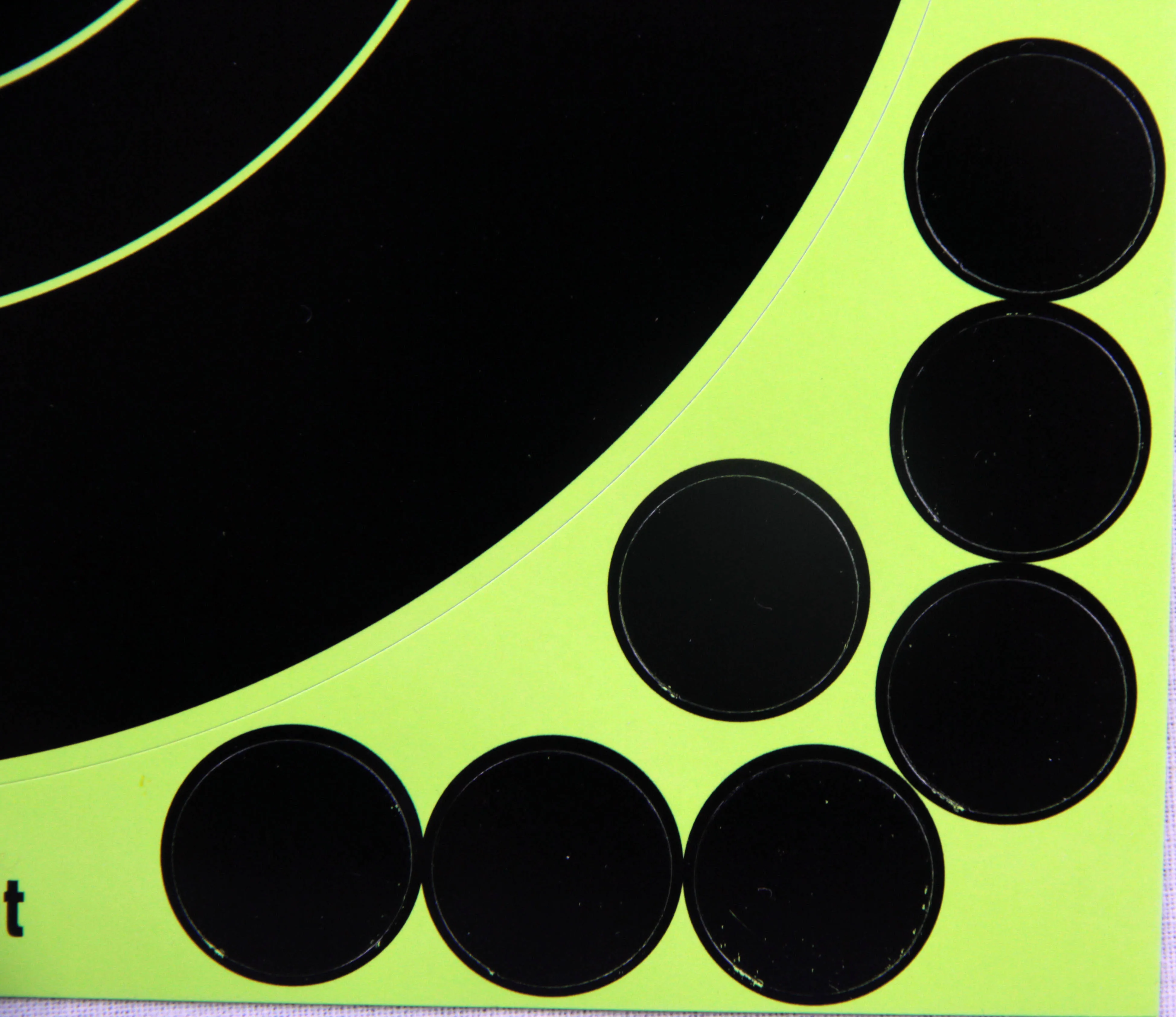 10pcs Reactive Shooting Target 14x 14 inch Self Adhesive Shots Burst Bright Shooting Target Paper