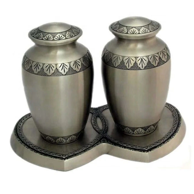  Урны для кремации с черным порошковым покрытием урны взрослых погребальные памятными золами оптового поставщика из Индии