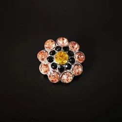 2023 new arrival rhinestone buttons rhinestone floret button pearl rhinestone buttons embellishments