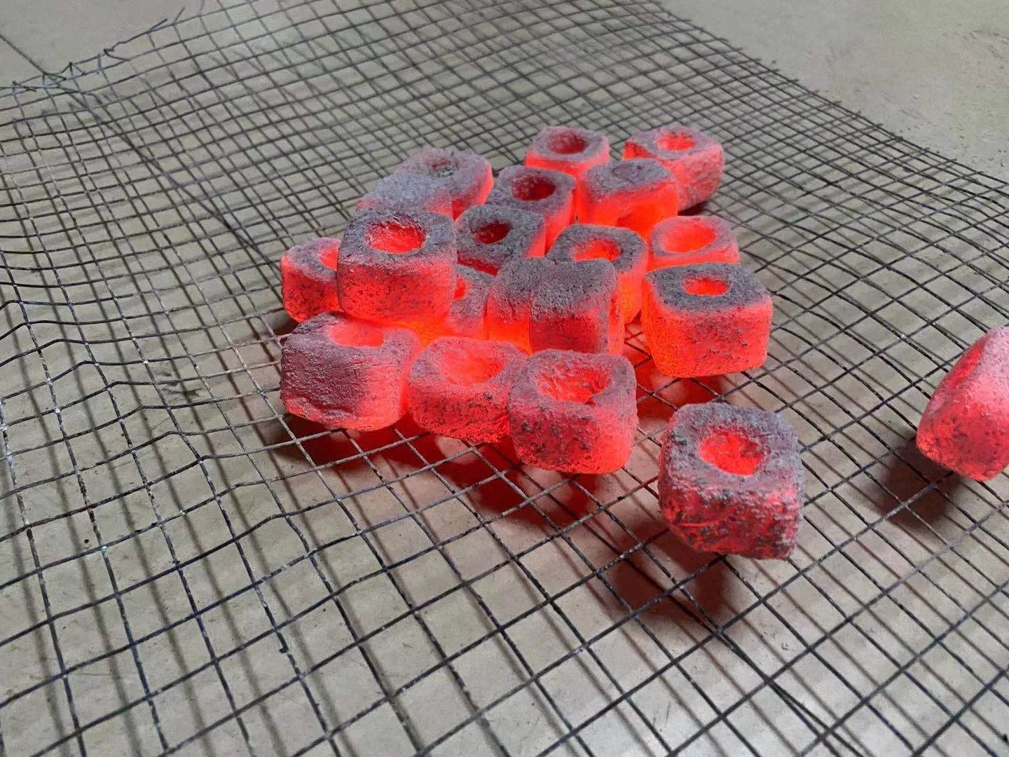 HongQiang Manufacture Iraq Bamboo Cutting Customise Brand Shisha Charcoal Hookah