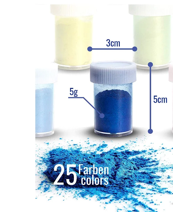 Metallic Powder Pearl Pigment  Cosmetic Grade Metallic Color