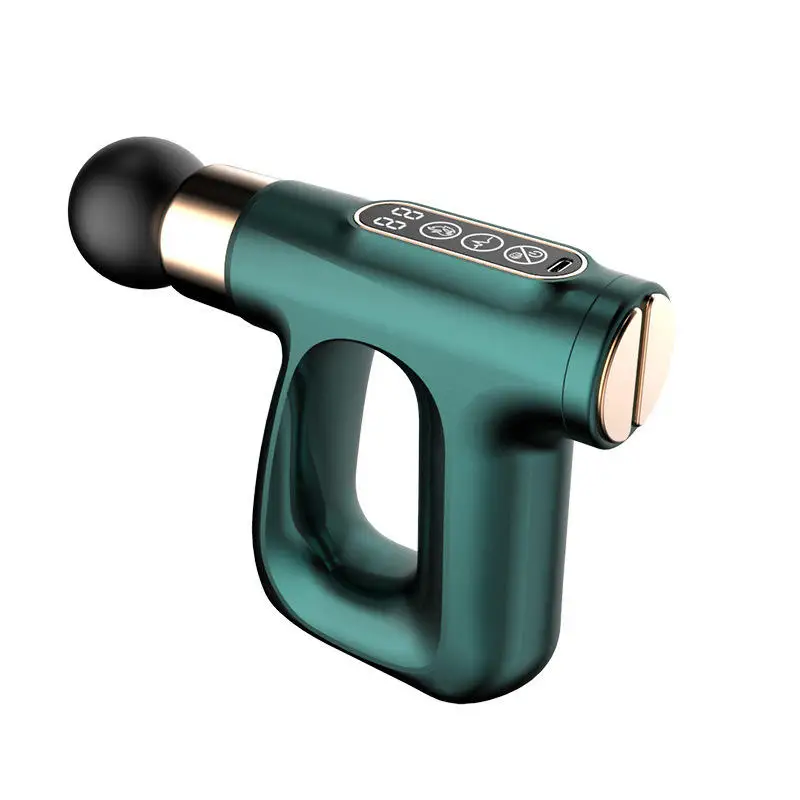 Customizable Facial Gun Brushless Motor Heating Function Vibration Hot Compress Mini Massage Gun
