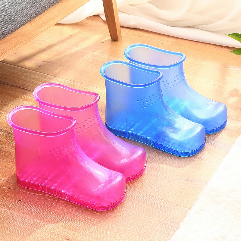 New Fashion Hot Sales Acupoint Slippers Foot Shoes Household Soak The Foot Healthy Feet Care Shoes Message Gift