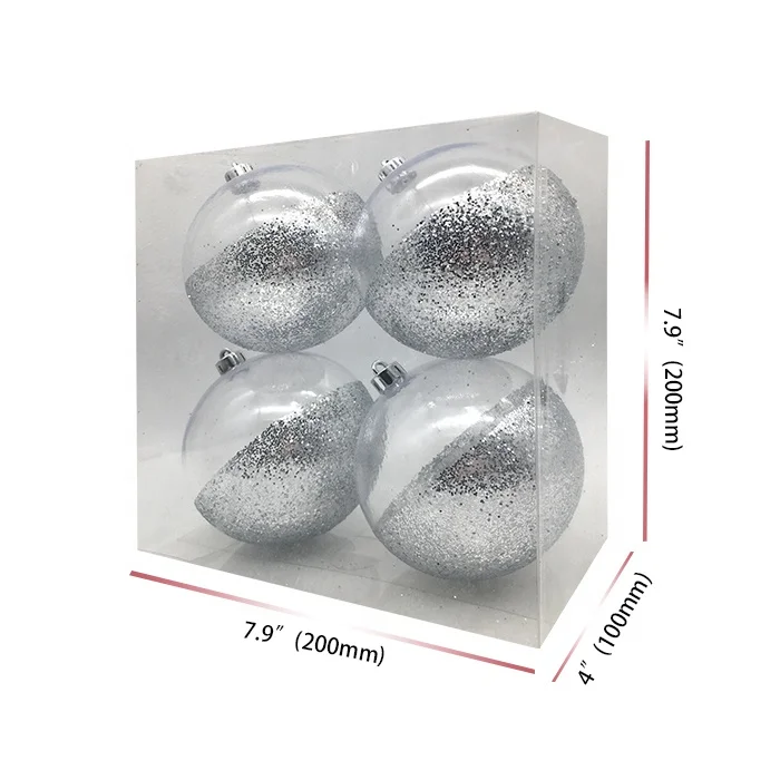 Factory Directly Supply manufacturer indoor decoration christmas plastic ball