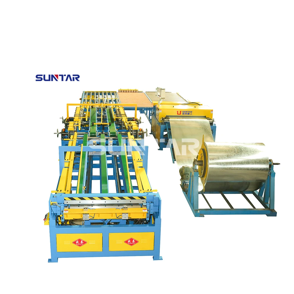 Rectangular Duct Machine Air Conditioning Hvac U Shape Auto Rectangular Air Duct Production Line 5