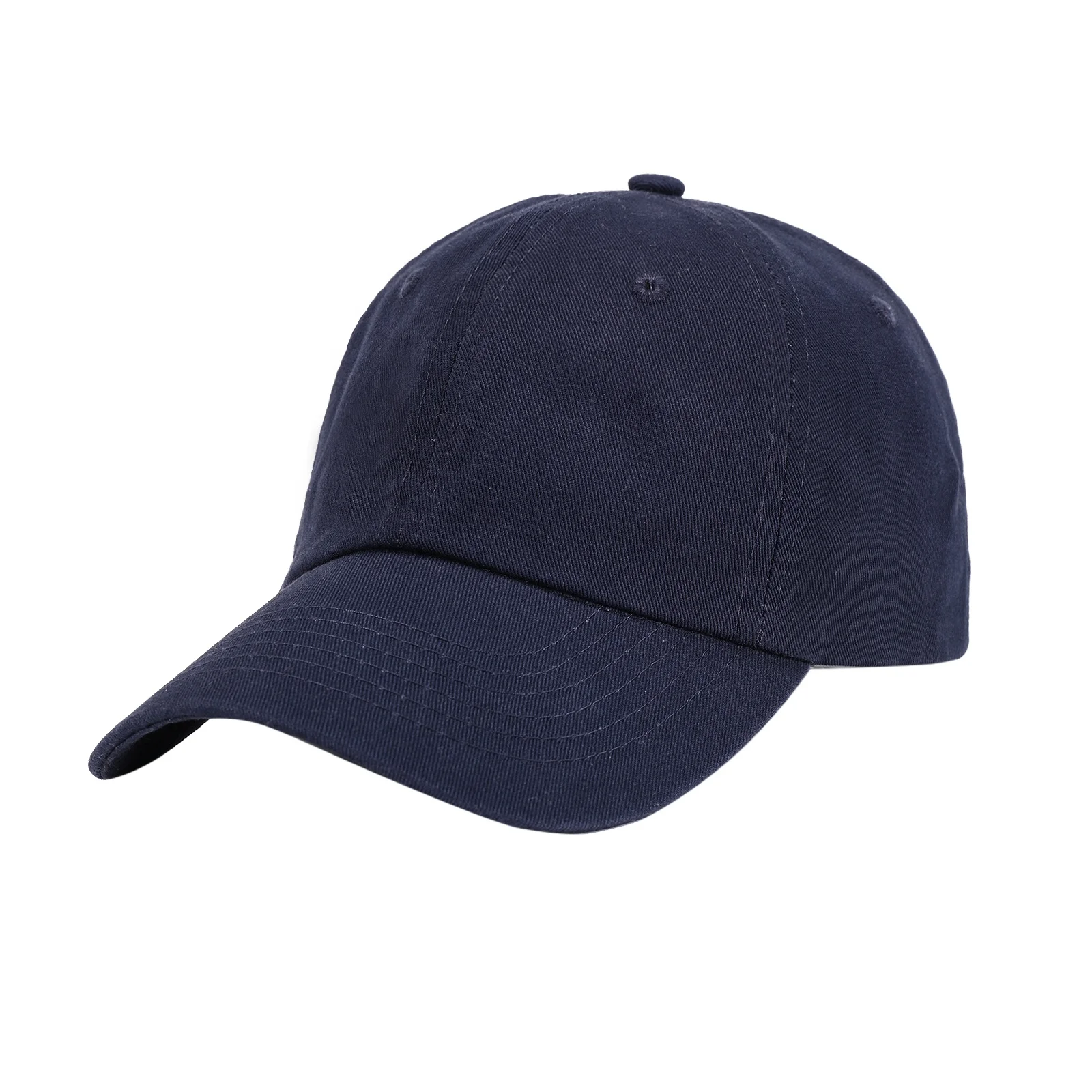 Custom Dad Hat Embroidery,Stock Navy Blank Distressed Dad Cap