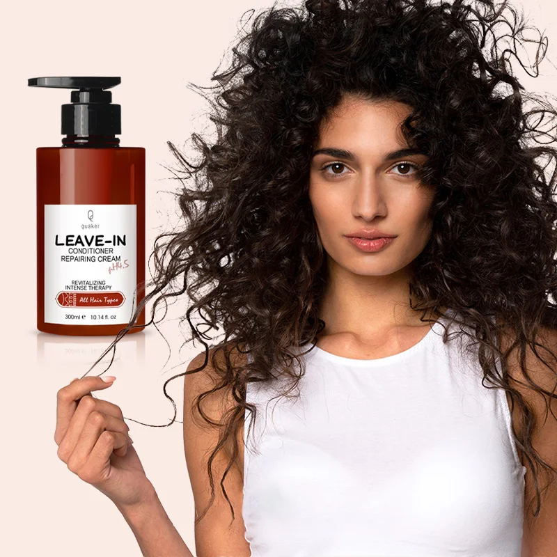 Qquaker Custom Hair Moisturizer Oem pH 4.5 Leave In Hair Conditioner Anti Frizz Managable Hair Care Products