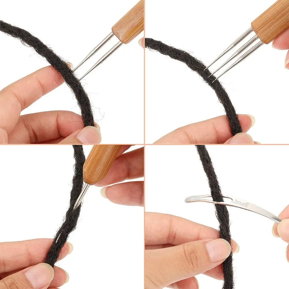 Оптовая цена завода 6 шт./упак. ganchillo agulha de crochet иглы блокируя инструмент набор крючков для вязания dread