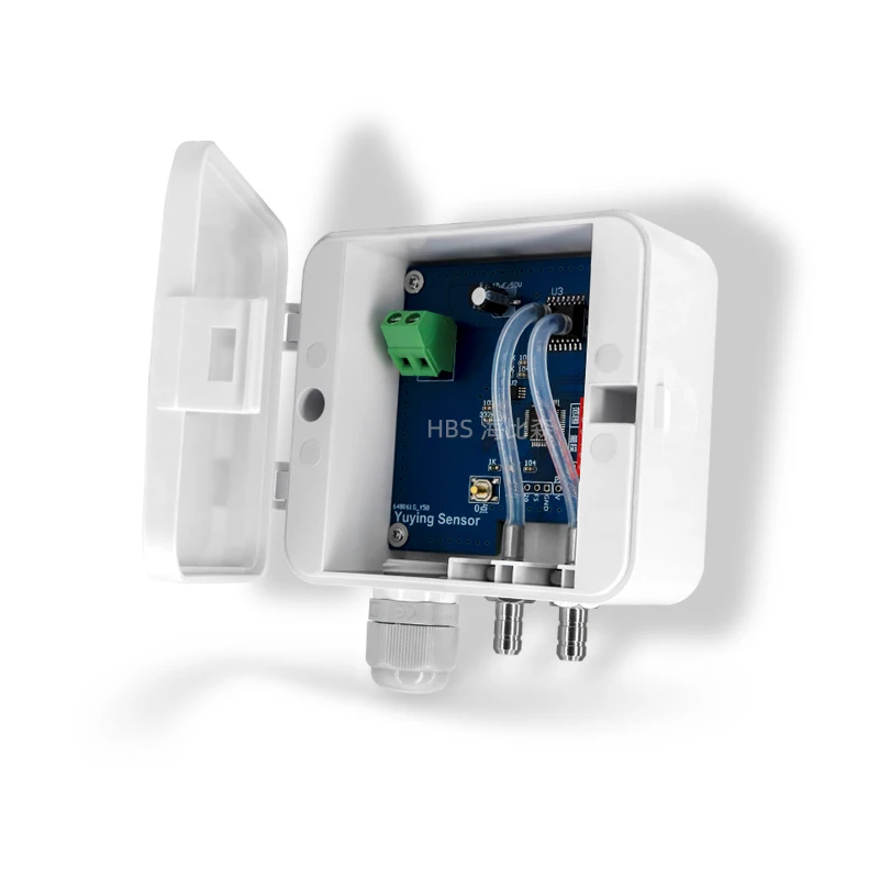Accurate Air Differential Pressure Transmitter 4-20ma pressure transmitter Pressure range can be set 0-35kpa without display