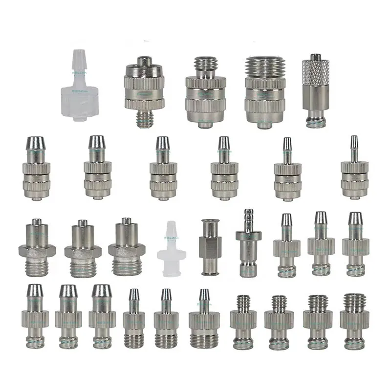 Multiple Series Metal Needle Adapter Dispensing Valve M5 M6 M8 Screw Needle Optional for Automatic Dispensing Valve