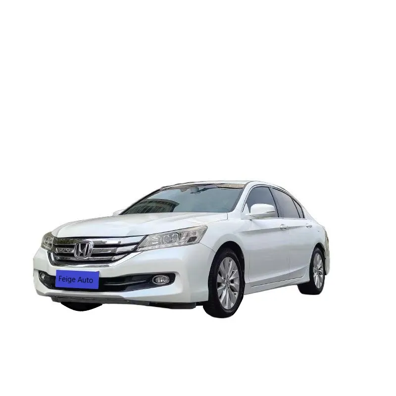 2014 Honda Accord Deluxe 2.4L FWD темная кожаная внутренняя гидравлическая АКК дешевая Подержанная машина