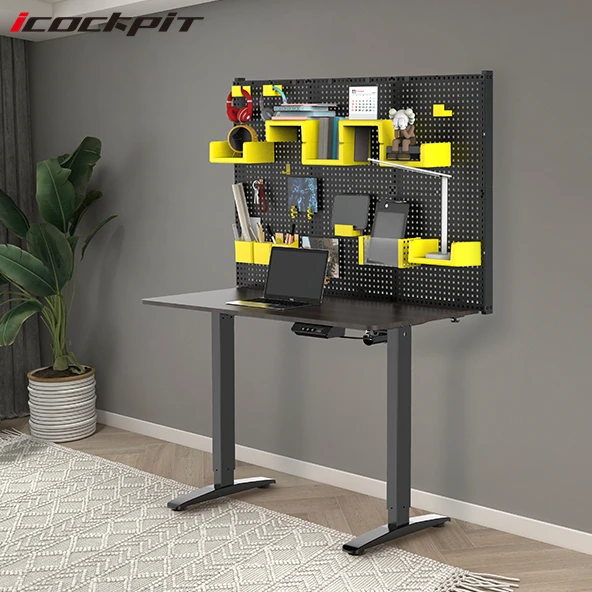 Icockpit Ergonomics Home Use Online Hot Sale height adjustable desk frame Smart Desk adjustable table