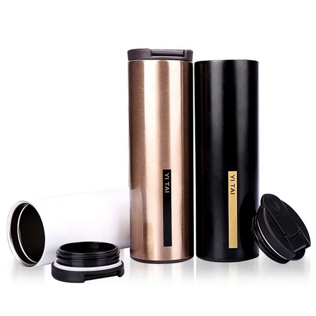 Eco Friendly Feature 16oz Food Grade Stainless Steel Vacuum Coffee Thermo Cup Warmer