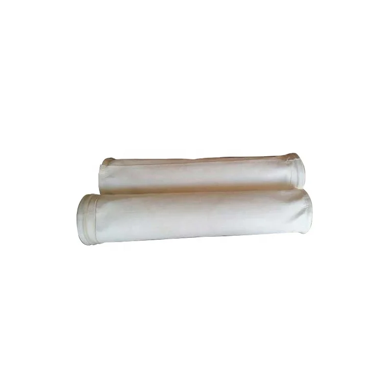 Factory customized dust Filter bag without head 150 degree no snap ring cement kiln dust PTFE PPS P84 PE Nomex PE PP bag filter