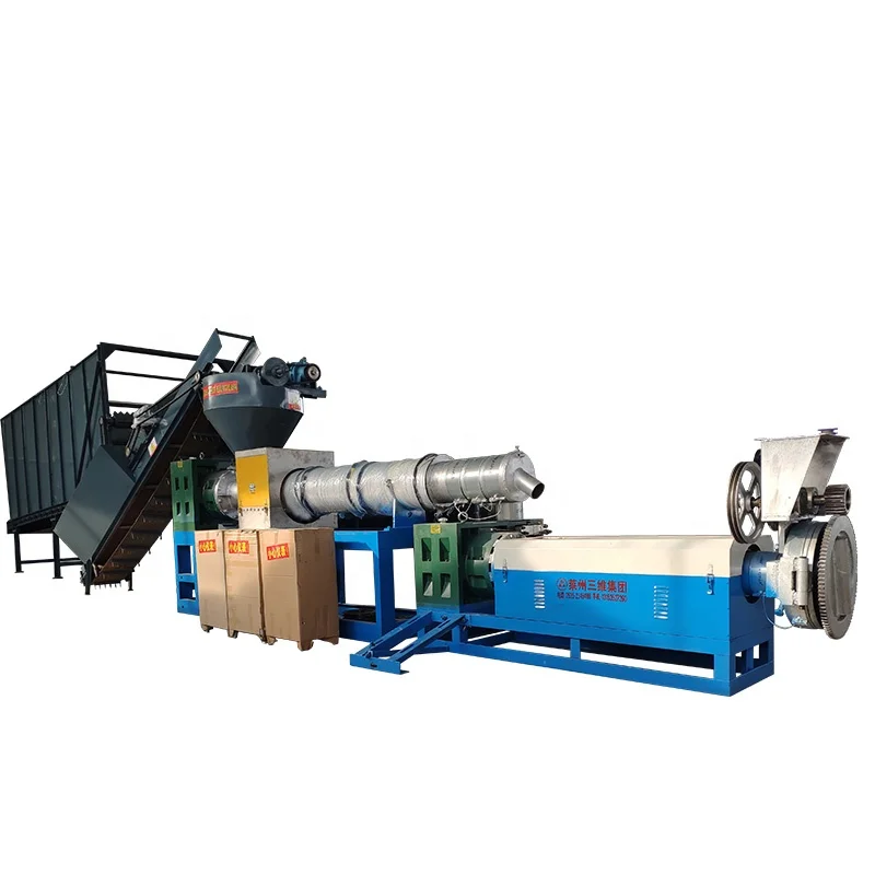  HDPE LDPE Пластиковые Гранулы машина PE пленка переработанный черный pp пластиковый гранулятор для