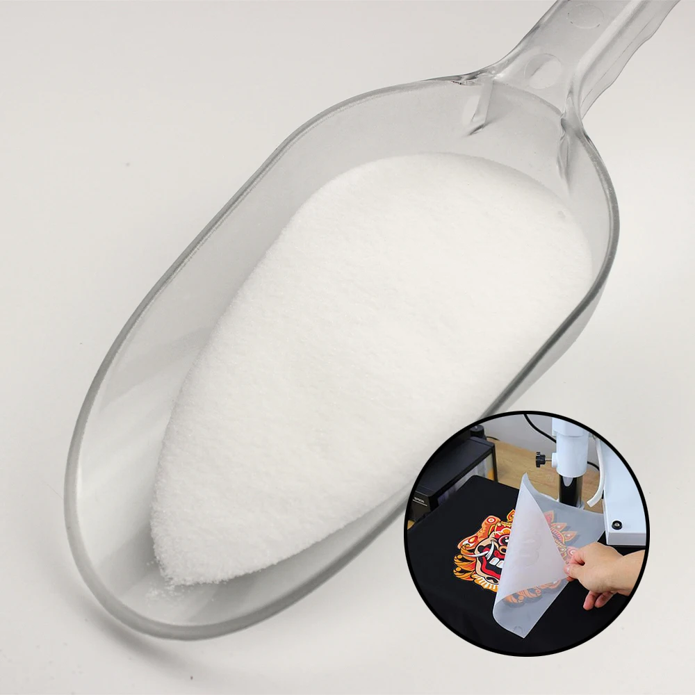 High Quality Heat Transfer Soft 500g 1kg 5kg 20kg Glue Hotmelt Adhesive Hot Melt White TPU Powder For T Shirt DTF Printing